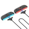 iPega SW2119A Nintendo Switch 2 JoyCon töltő kábel, 3m, 2db, piros / kék