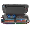 iPega SW2210 Nintendo Switch 2 multifunkcionális töltő állomás, RGB világítással, fekete