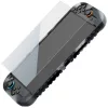 iPega SW2024A Nintendo Switch szilikon tok + tempered glass kijelző védő üvegfólia szett, fekete / átlátszó