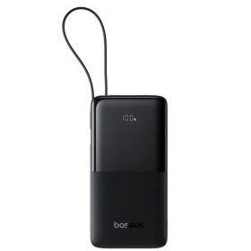   Baseus Bipow 2 Powerbank / külső akkumulátor, USB-C / USB-A port, QC + PD. 10000mAh, 20W, fekete