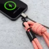 Forcell F-Design S10X165 nyakba / vállra akasztható telefontartó, állítható hossz max. 82,5cm, rózsaszín-fehér