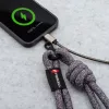Forcell F-Design S10X165 nyakba / vállra akasztható telefontartó, állítható hossz max. 82,5cm, lila-szürke