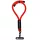 Forcell F-Design R10X40 csuklóra akasztható telefontartó / csuklópánt, állítható hossz max. 20cm, piros