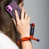 Forcell F-Design R10X40 csuklóra akasztható telefontartó / csuklópánt, állítható hossz max. 20cm, piros