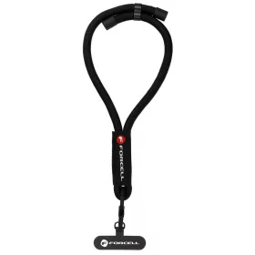   Forcell F-Design R10X40 csuklóra akasztható telefontartó / csuklópánt, állítható hossz max. 20cm, fekete