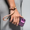 Forcell F-Design L8X36 csuklóra akasztható telefontartó / csuklópánt, állítható hossz max. 18cm, fekete