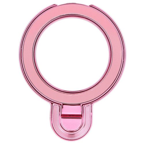 Kör alakú telefontartó kitámasztóval, rózsaszín