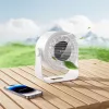 Hoco HX66 asztali ventilátor digitális kijelzővel, 5 fokozattal, fehér