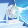 Hoco HX65 asztali ventilátor, 2000mAh akkumulátorral, 2 fokozattal, fehér
