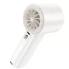 Hoco HX64 hordozható kézi ventilátor, 3600mAh akkumulátorral, LED kijelzővel, 5 fokozattal, fehér