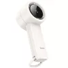 Hoco HX63 hordozható kézi ventilátor, 2000mAh akkumulátorral, LED kijelzővel, 5 fokozattal, fehér