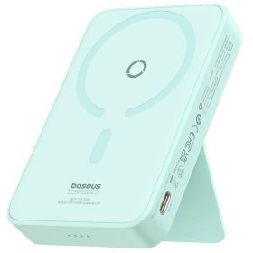   Baseus MagPro Magnetic Powerbank / külső akkumulátor, USB-C port, MagSafe, 5000mAh, 20W, menta