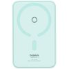 Baseus MagPro Magnetic Powerbank / külső akkumulátor, USB-C port, MagSafe, 5000mAh, 20W, menta