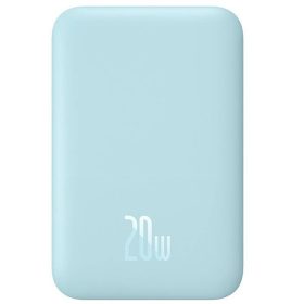   Baseus Magnetic Mini Powerbank / külső akkumulátor, USB-C port 6000mAh, 20W, kék