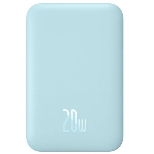 Baseus Magnetic Mini Powerbank / külső akkumulátor, USB-C port 6000mAh, 20W, kék