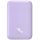 Baseus Magnetic Mini Powerbank / külső akkumulátor, USB-C port 6000mAh, 20W, lila