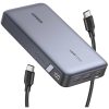 Ugreen PB205 Powerbank / külső akkumulátor, USB-A-2xUSB-C port 25000mAh, 145W, PD, szürke