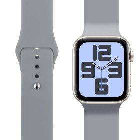   OBAL:ME Apple Watch 42/44/45/49mm szilikon szíj, M-L, szürke