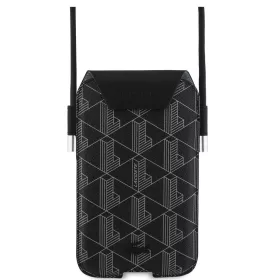 Lacoste PVC telefon tartó kis táska, XL, fekete