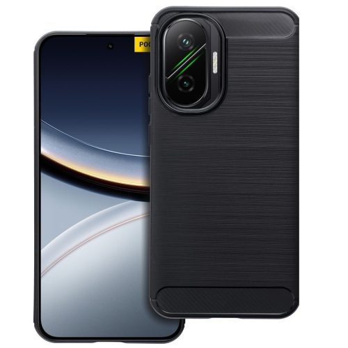 Carbon Xiaomi Poco F7 / Redmi Turbo 4 Pro 5G szilikon tok, fekete