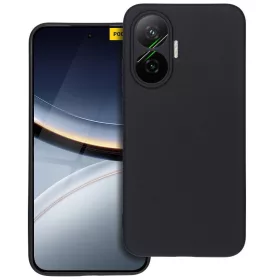   Matt szilikon Xiaomi Poco F7 / Redmi Turbo 4 Pro 5G tok, fekete