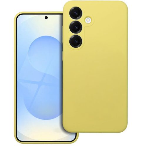 2mm Motorola G86 szilikon tok, sárga