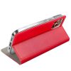 Magnet Motorola G86 mágneses flip tok, piros