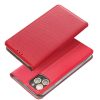 Magnet Motorola G86 mágneses flip tok, piros