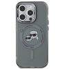 Karl Lagerfeld IML K&CH Heads Metal Frame iPhone 16 Pro Max MagSafe tok kameravédő peremmel, fekete