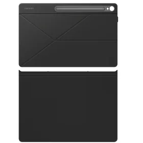   Samsung Book Keyboard Slim S10 FE+ gyári billentyűzetes kihajtható tablet tok pencil tartóval, fekete