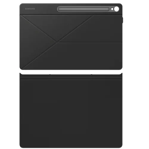 Samsung Book Keyboard Slim S10 FE+ gyári billentyűzetes kihajtható tablet tok pencil tartóval, fekete