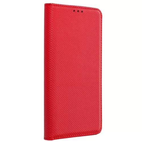 Magnet Realme 14T 5G mágneses flip tok, piros