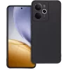 Matt szilikon Realme 14T 5G tok, fekete