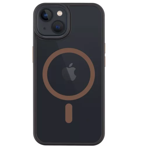 Tactical MagForce Hyperstealth 2.0 Apple iPhone 14 Magsafe hátlap tok, fekete/barna