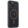 Tactical MagForce Hyperstealth 2.0 Apple iPhone 14 Magsafe hátlap tok, fekete/barna