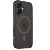 Tactical MagForce Hyperstealth 2.0 Apple iPhone 16 Magsafe hátlap tok, fekete/barna