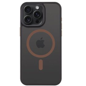  Tactical MagForce Hyperstealth 2.0 Apple iPhone 15 Pro Magsafe hátlap tok, fekete/barna