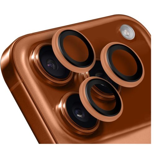 OBAL:ME Apple iPhone 17 Pro / 17 Pro Max tempered glass kamera védő üvegfólia, arany