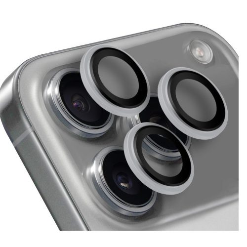 OBAL:ME Apple iPhone 17 Pro / 17 Pro Max tempered glass kamera védő üvegfólia, ezüst