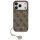 Guess 4G Charm Apple iPhone 17 Pro Tone on Tone hátlap tok, barna