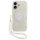 Guess IML Flowers Allover Strap Apple iPhone 17 MagSafe hátlap tok, fehér