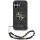 Guess PU 4G Metal Logo Strap Apple iPhone 17 hátlap tok karpánttal, fekete