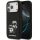 Karl Lagerfeld Liquid Silicone K&CH Sketch Apple iPhone 17 Pro Max MagSafe kompatibilis hátlap tok, fekete
