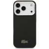 Lacoste Iconic Petit Pique Camera Stand Apple iPhone 17 Pro Max MagSafe tok kitámasztóval, fekete