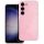 Clear 2mm Samsung Galaxy A17 csillámos szilikon tok, rózsaszín