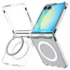 Spigen Ultra Hybrid Pro Magfit Samsung Galaxy Flip 7 tok, MagSafe, átlátszó