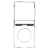 Spigen Ultra Hybrid Pro Magfit Samsung Galaxy Flip 7 tok, MagSafe, átlátszó