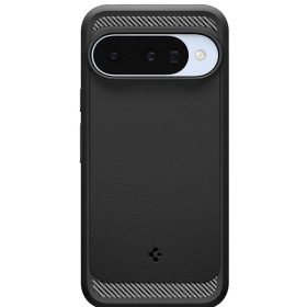   Spigen Rugged Armor MagFit Pixel 10 XL tok, MagSafe, Matte Black, fekete