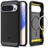 Spigen Rugged Armor MagFit Pixel 10 XL tok, MagSafe, Matte Black, fekete