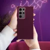 Frame Samsung Galaxy A17 közepesen ütésálló tok kameravédő kerettel, lila